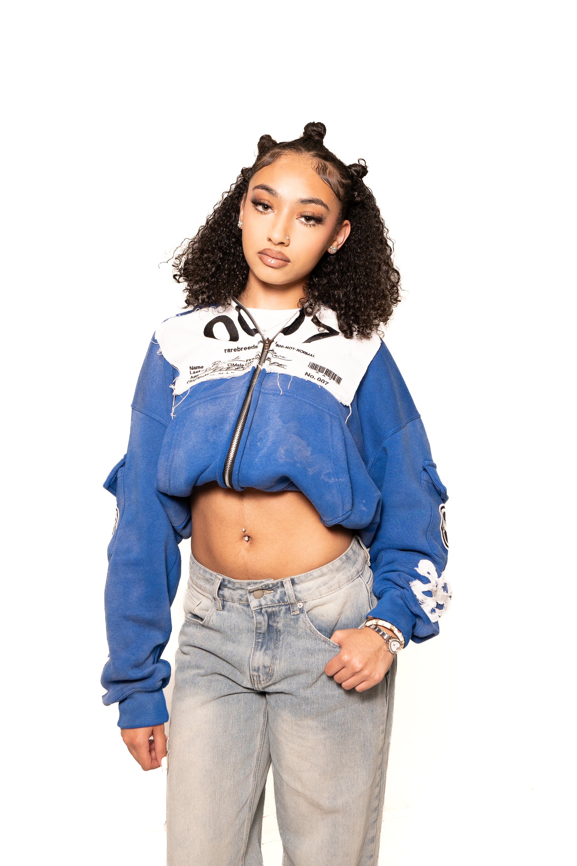 BLUEBERRY “007” ZIP UP