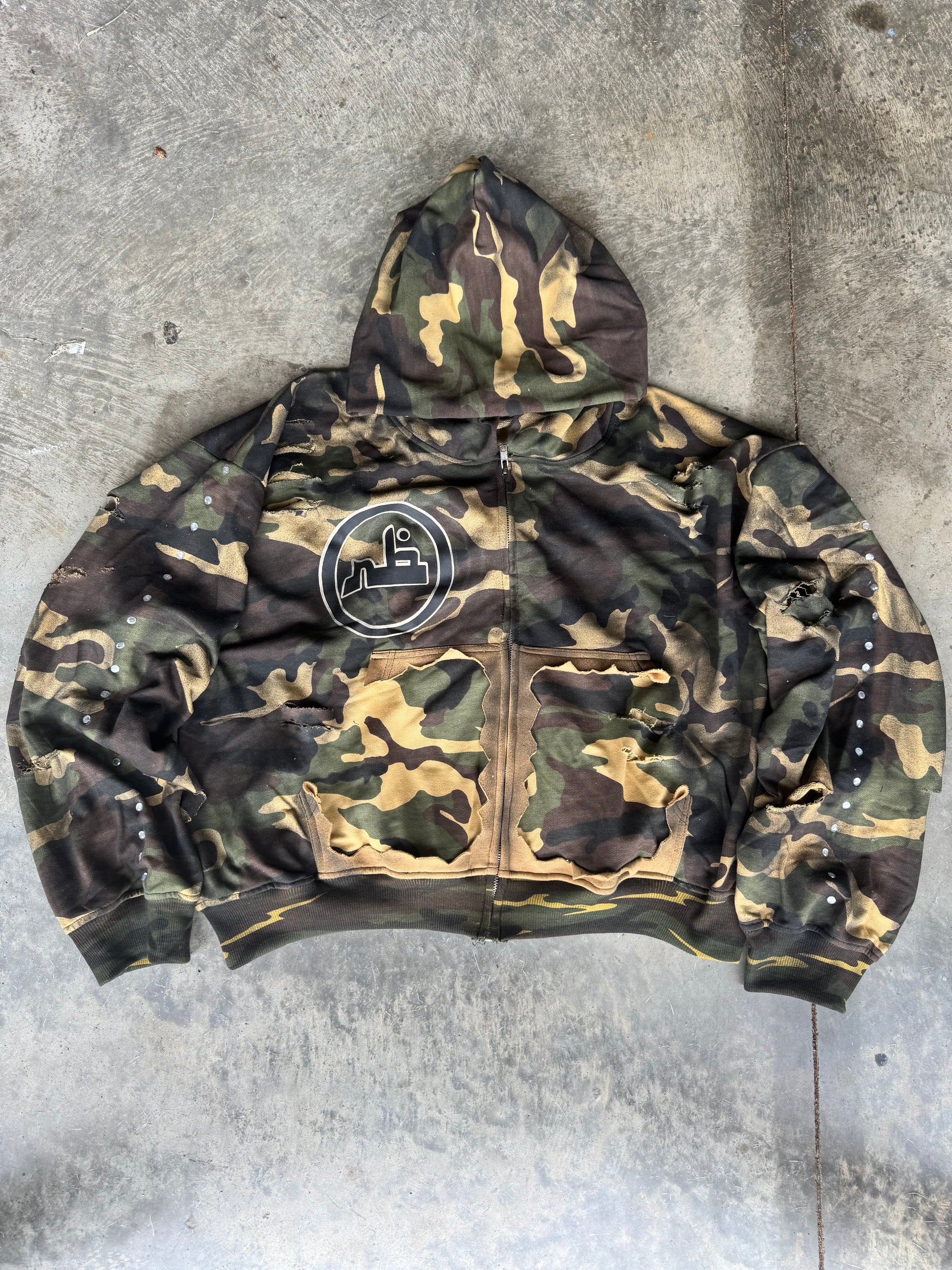 Woodland War Zip Up