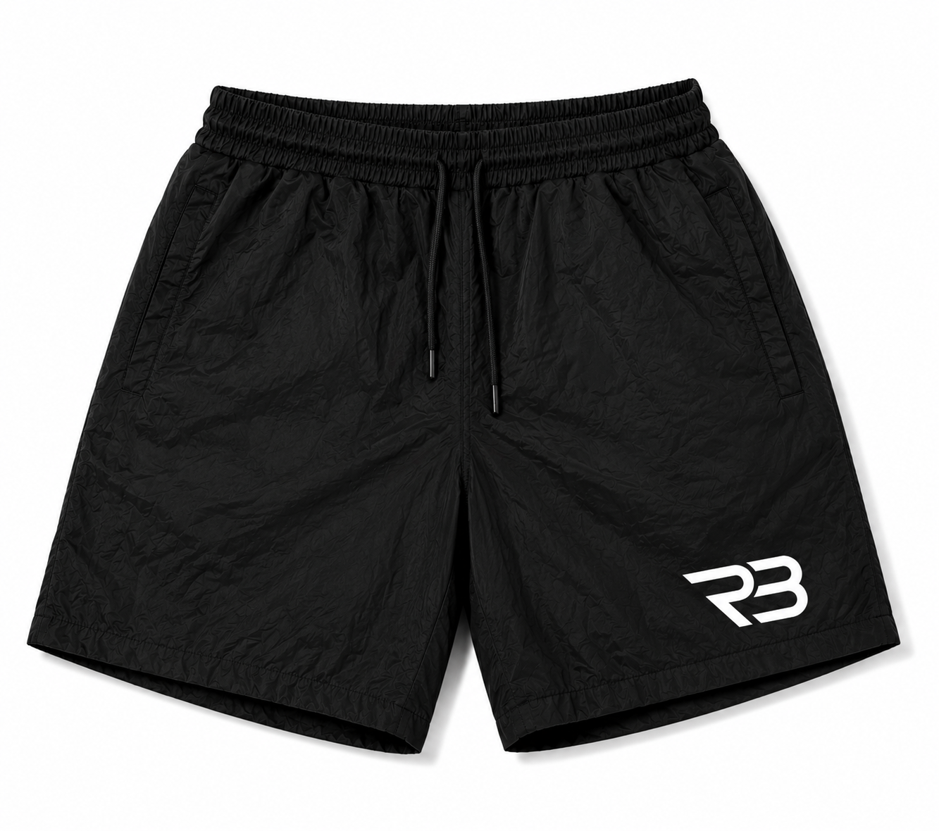 Black SS26 Track Shorts